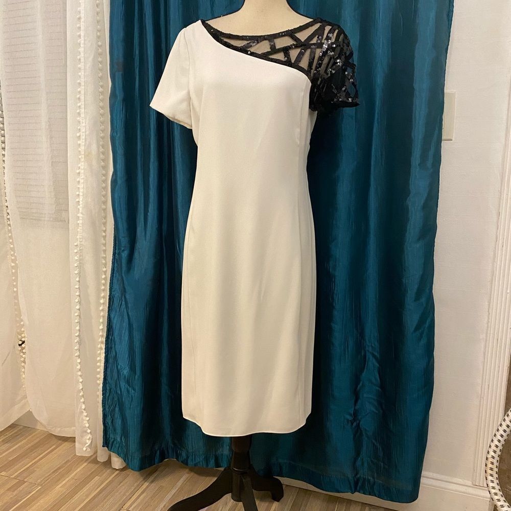 Sanchez by Angel Sanchez sequin detailed dress, size 12